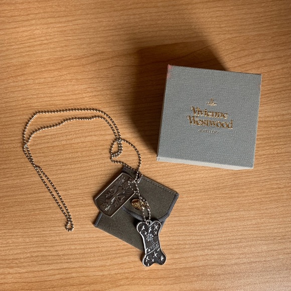 Vivienne Westwood Jewelry - Vivienne Westwood dog tag necklace